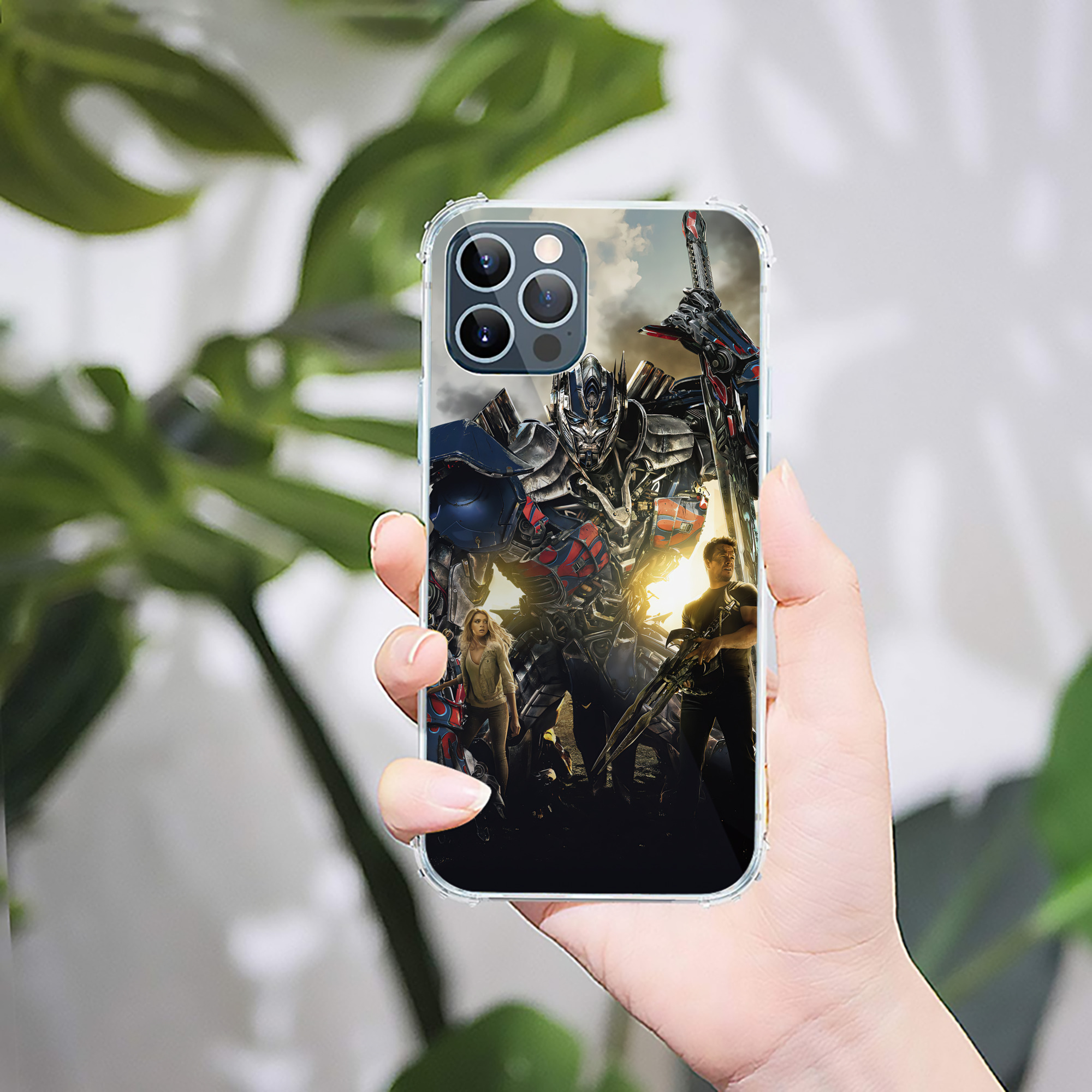 （画像用） Transformers トランスフォーマー 【iPhone 12シリーズ対応】透明スマホケース（クリアソフトケース）